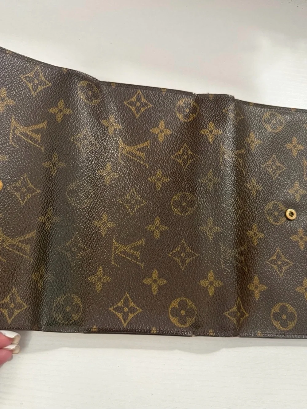 Louis Vuitton Monogram Continental Wallet in Brown and Gold